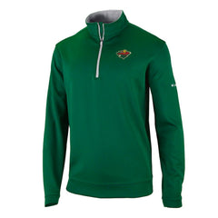 NHL Minnesota Wild Columbia Omni-Wick Wickhams Hills Half-Zip Pullover Top