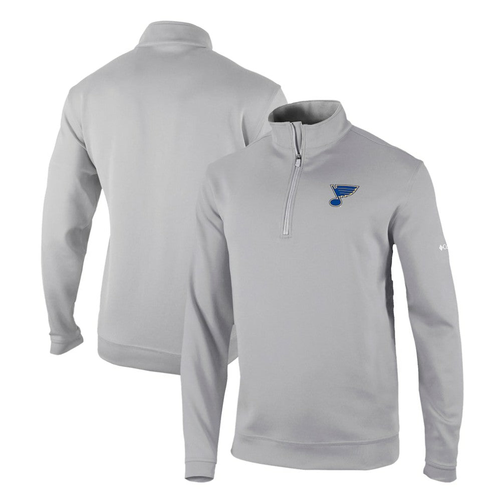 NHL St. Louis Blues Columbia Omni-Wick Wickhams Hills Half-Zip Pullover Top