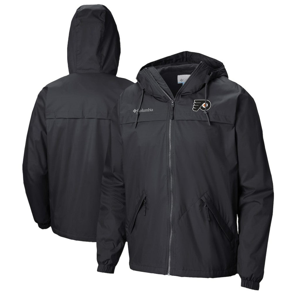 NHL Philadelphia Flyers Columbia Oroville Creek Lightweight Full-Zip Windbreaker Jacket