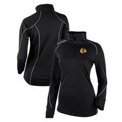 NHL Chicago Blackhawks Columbia Women's Omni-Wick Shotgun 2.0 Quarter-Zip Pullover Top