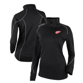 NHL Detroit Red Wings Columbia Women's Omni-Wick Shotgun 2.0 Quarter-Zip Pullover Top