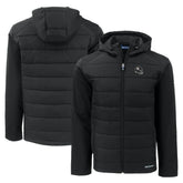 Cutter & Buck Helmet Evoke Hybrid Eco Softshell Recycled Full-Zip Hoodie Jacket - Pittsburgh Steelers Hoodies