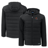 Cutter & Buck Helmet Evoke Hybrid Eco Softshell Recycled Full-Zip Hoodie Jacket - Washington Commanders Hoodies