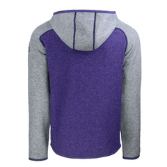 Cutter & Buck Helmet Mainsail Sweater-Knit Full-Zip Hoodie - Baltimore Ravens Hoodies