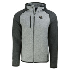 Cutter & Buck Helmet Mainsail Sweater-Knit Full-Zip Hoodie - Baltimore Ravens Hoodies