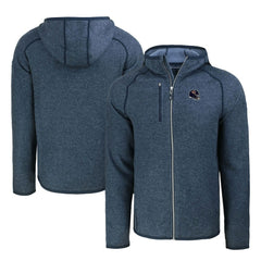Cutter & Buck Helmet Mainsail Sweater-Knit Full-Zip Hoodie - Chicago Bears Hoodies