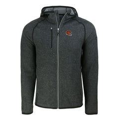 Cutter & Buck Helmet Mainsail Sweater-Knit Full-Zip Hoodie - Cincinnati Bengals Hoodies