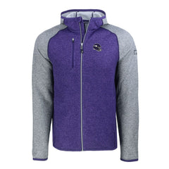 Cutter & Buck Helmet Mainsail Sweater-Knit Full-Zip Hoodie - Minnesota Vikings Hoodies