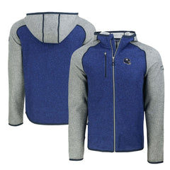 Cutter & Buck Helmet Mainsail Sweater-Knit Full-Zip Hoodie - New York Giants Hoodies