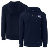 Cutter & Buck Helmet Roam Eco Half-Zip Recycled Pullover Hoodie - Buffalo Bills Hoodies