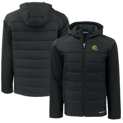 Cutter & Buck Helmet Big & Tall Evoke Hybrid Eco Softshell Recycled Full-Zip Jacket - Green Bay Packers Jackets