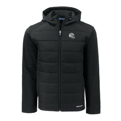 Cutter & Buck Helmet Big & Tall Evoke Hybrid Eco Softshell Recycled Full-Zip Hoodie Jacket - Indianapolis Colts Hoodies