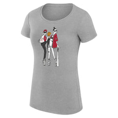 Heather Gray Arizona Diamondbacks G-III 4Her by Carl Banks Women's Super-Slim Fit Lightweight Baseball Girls T-Shirt