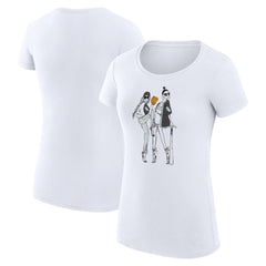 White Chicago White Sox G-III 4Her by Carl Banks Women's Super-Slim Fit Lightweight Baseball Girls T-Shirt