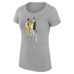 Heather Gray San Diego Padres G-III 4Her by Carl Banks Women's Super-Slim Fit Lightweight Baseball Girls T-Shirt