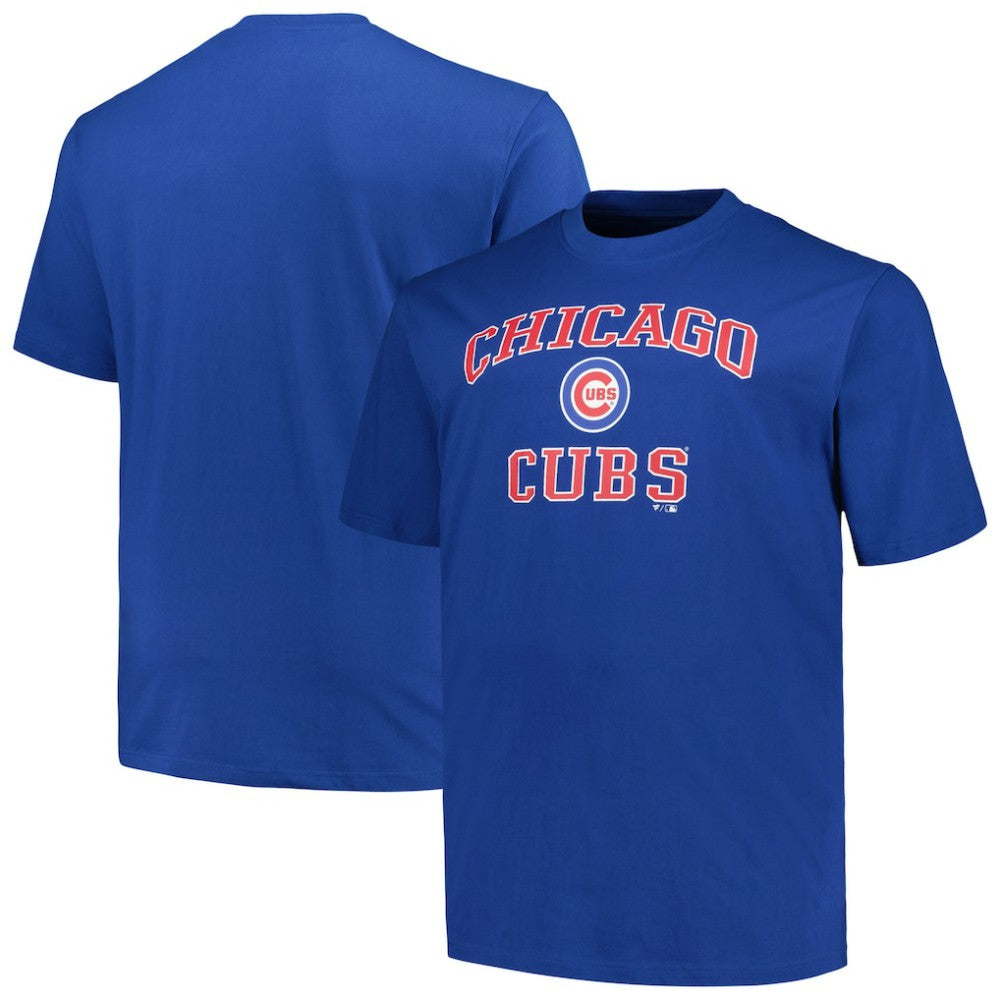Royal Chicago Cubs Profile Big & Tall Heart & Soul T-Shirt