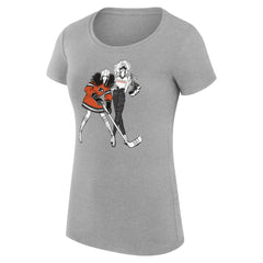 NHL Philadelphia Flyers G-III 4Her by Carl Banks Women's Super-Slim Fit Lightweight Hockey Girls T-Shirt