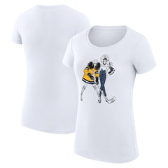 NHL Nashville Predators G-III 4Her by Carl Banks Women's Super-Slim Fit Lightweight Hockey Girls T-Shirt