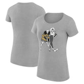 NHL Vegas Golden Knights G-III 4Her by Carl Banks Women's Super-Slim Fit Lightweight Hockey Girls T-Shirt
