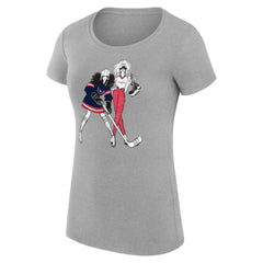NHL Washington Capitals G-III 4Her by Carl Banks Women's Super-Slim Fit Lightweight Hockey Girls T-Shirt