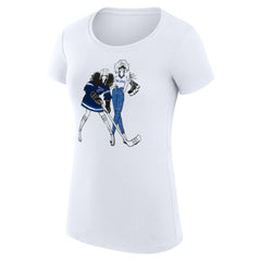 NHL St. Louis Blues G-III 4Her by Carl Banks Women's Super-Slim Fit Lightweight Hockey Girls T-Shirt