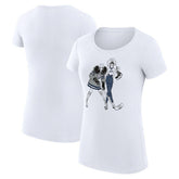 NHL Winnipeg Jets G-III 4Her by Carl Banks Women's Super-Slim Fit Lightweight Hockey Girls T-Shirt