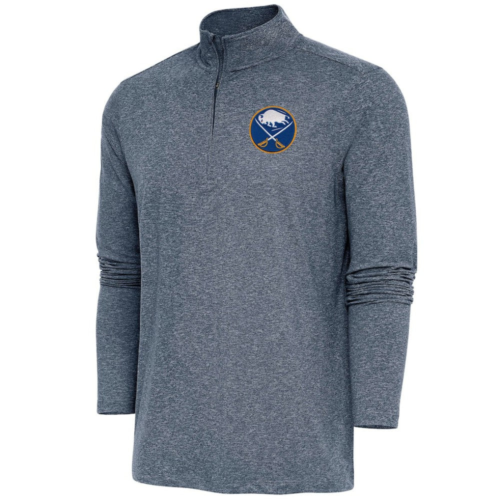 NHL Buffalo Sabres Antigua Hunk Quarter-Zip Pullover Top