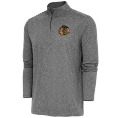 NHL Chicago Blackhawks Antigua Hunk Quarter-Zip Pullover Top