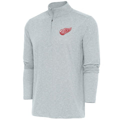 NHL Detroit Red Wings Antigua Hunk Quarter-Zip Pullover Top
