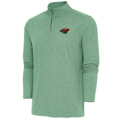 NHL Minnesota Wild Antigua Hunk Quarter-Zip Pullover Top