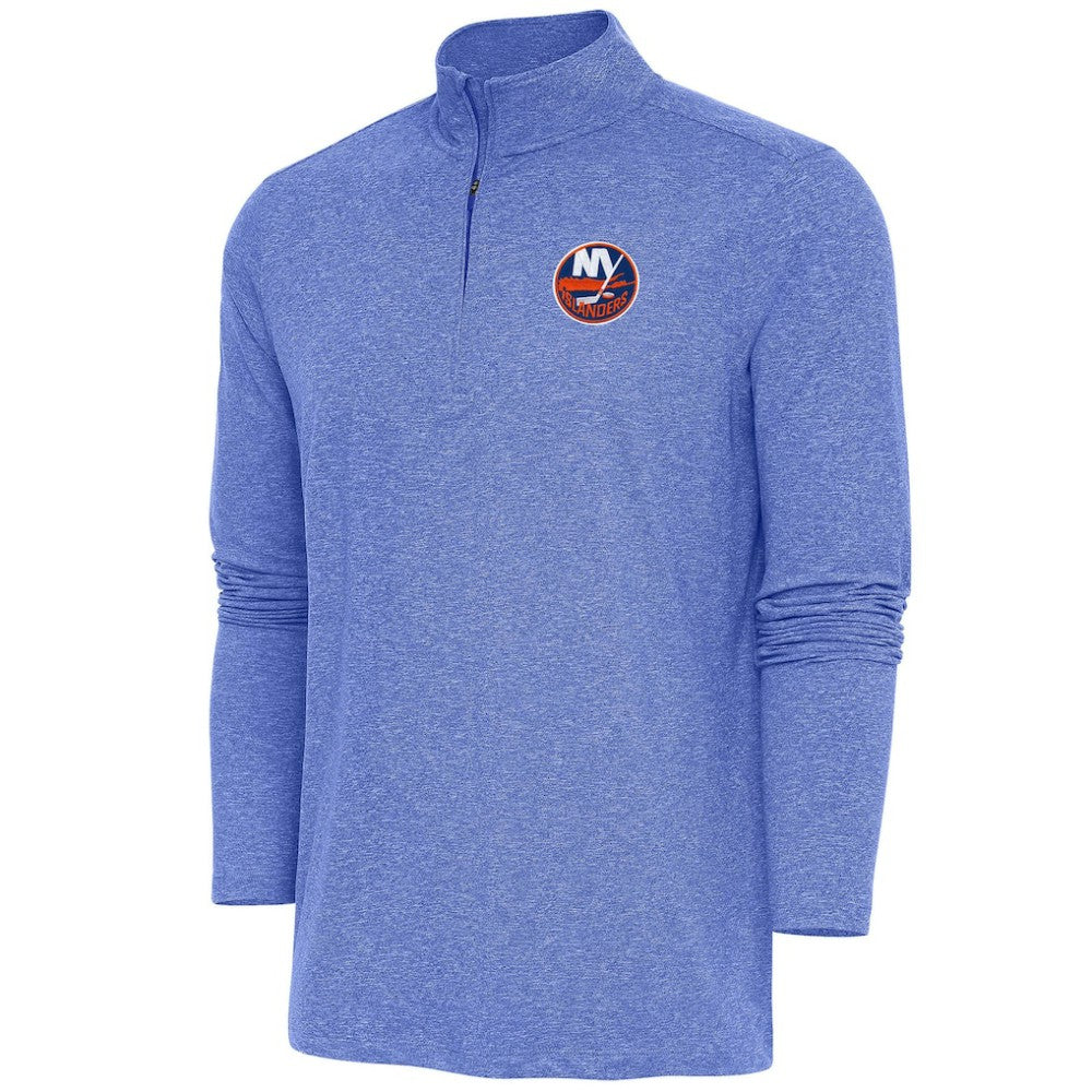 NHL New York Islanders Antigua Hunk Quarter-Zip Pullover Top