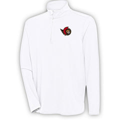NHL Ottawa Senators Antigua Hunk Quarter-Zip Pullover Top
