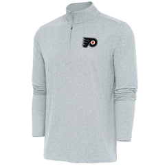 NHL Philadelphia Flyers Antigua Hunk Quarter-Zip Pullover Top