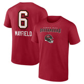 Baker Mayfield Team Wordmark Player Name & Number T-Shirt - Tampa Bay Buccaneers T-shirts