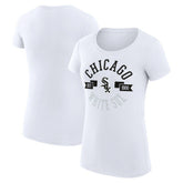 White Chicago White Sox G-III 4Her by Carl Banks Women's Super-Slim Fit Lightweight City Graphic T-Shirt