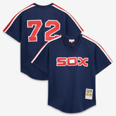 Navy Carlton Fisk Chicago White Sox Mitchell & Ness Authentic Batting Practice Jersey