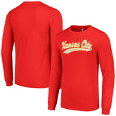 Starter Tailsweep Long Sleeve T-Shirt - Kansas City Chiefs T-shirts
