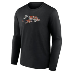 Throwback Long Sleeve T-Shirt - Cincinnati Bengals T-shirts