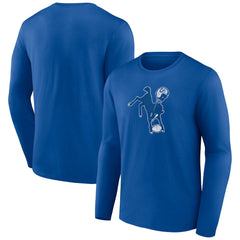 Throwback Long Sleeve T-Shirt - Indianapolis Colts T-shirts