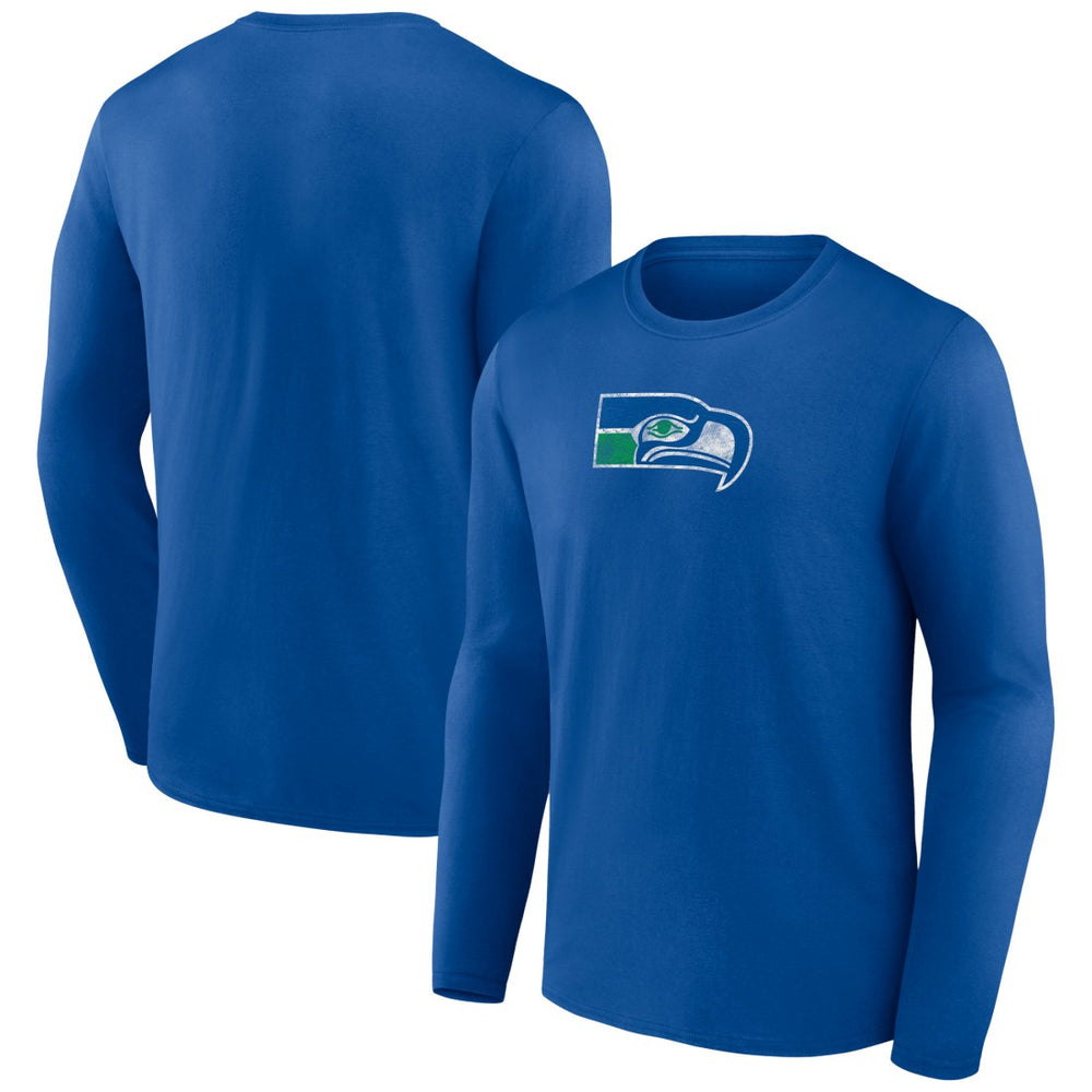 Throwback Long Sleeve T-Shirt - Seattle Seahawks T-shirts