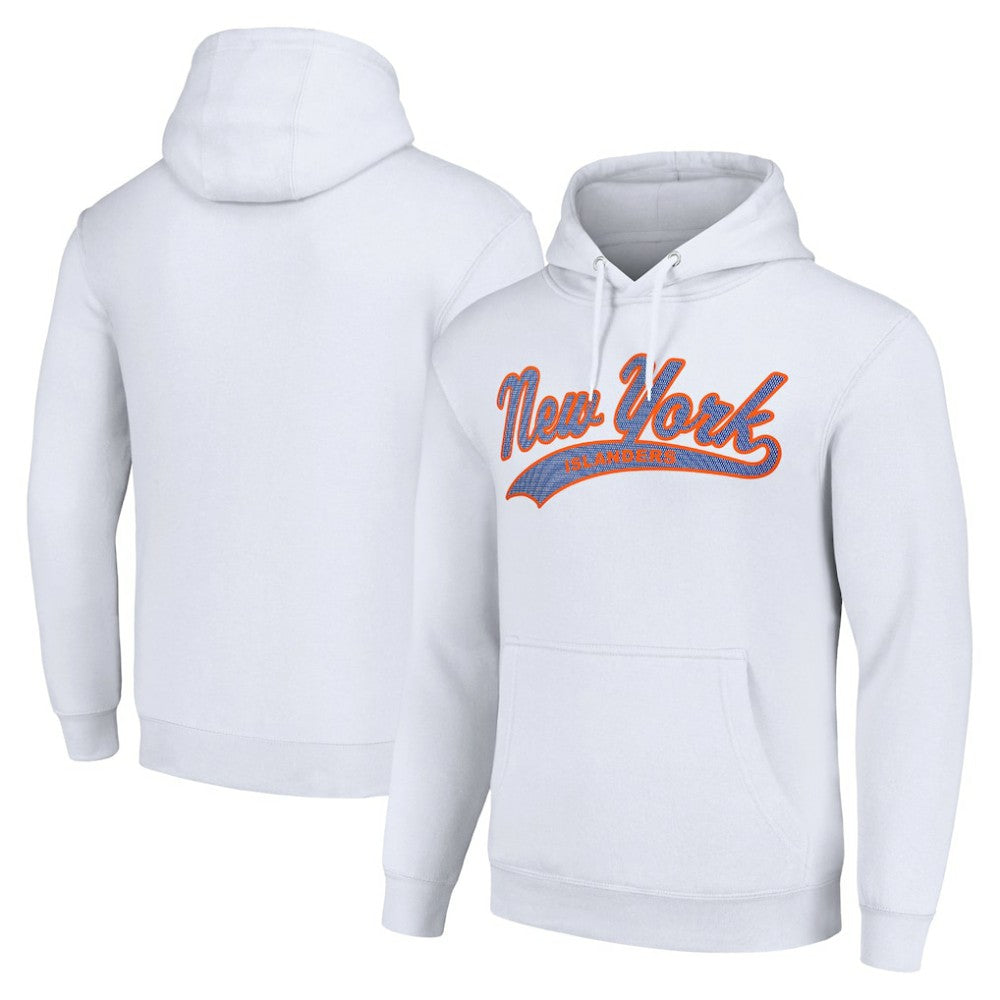 NHL New York Islanders Starter Tailsweep Fleece Tri-Blend Pullover Hoodie