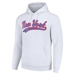 NHL New York Rangers Starter Tailsweep Fleece Tri-Blend Pullover Hoodie