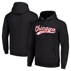 NHL Chicago Blackhawks Starter Tailsweep Fleece Tri-Blend Pullover Hoodie