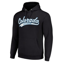 NHL Colorado Avalanche Starter Tailsweep Fleece Tri-Blend Pullover Hoodie