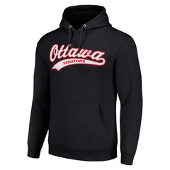 NHL Ottawa Senators Starter Tailsweep Fleece Tri-Blend Pullover Hoodie