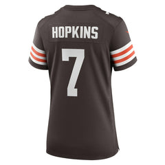 Dustin Hopkins Women's Team Game Jersey - Cleveland Browns Jerseys