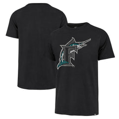 Black Miami Marlins '47 Premier Franklin T-Shirt