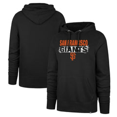 Black San Francisco Giants '47 Base Slide Headline Pullover Hoodie