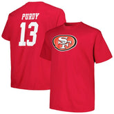 Brock Purdy Big & Tall Player Name & Number T-Shirt - San Francisco 49ers T-shirts
