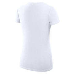 White Baltimore Orioles G-III 4Her by Carl Banks Women's Super-Slim Fit Lightweight City Graphic V-Neck T-Shirt